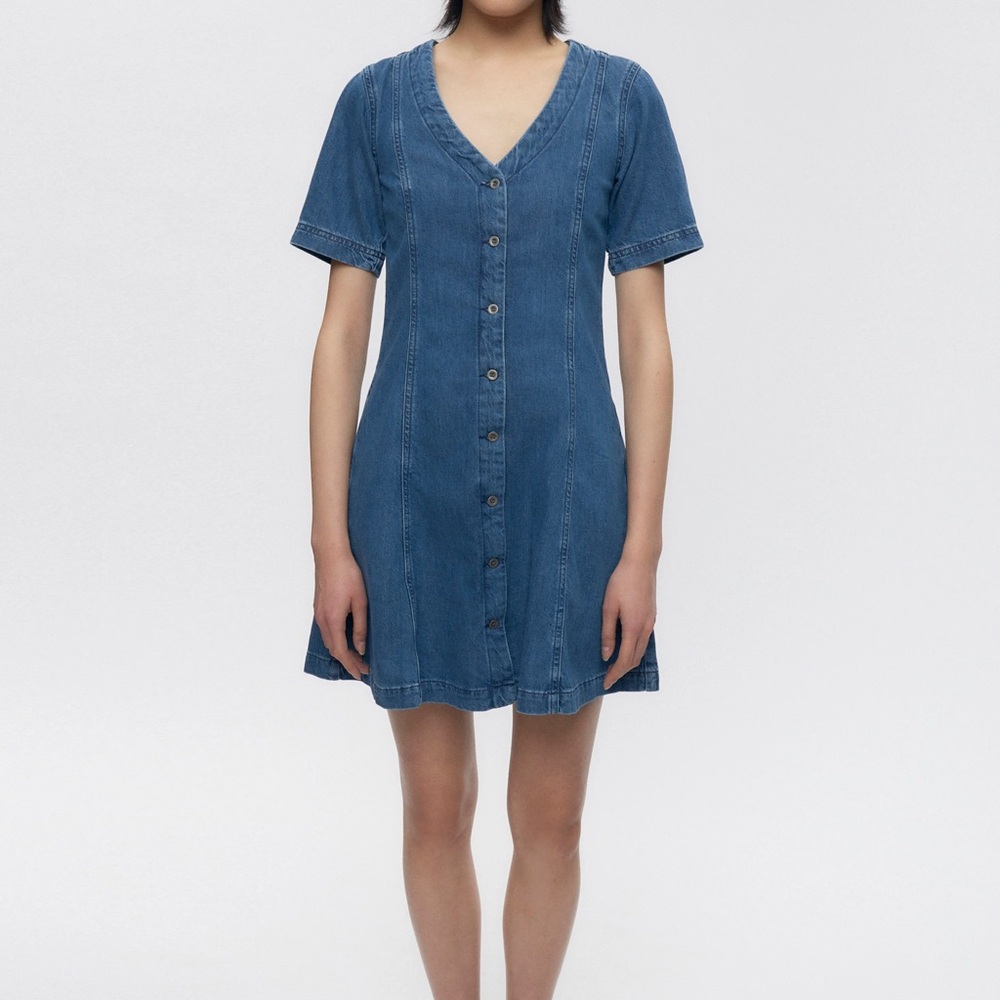 Kotn Denim Button-Up Dress